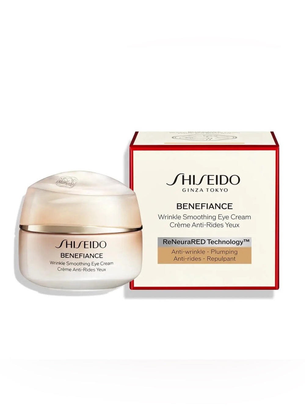 SHISEIDO BENEFIANCE WRINKLE SMOOTHING EYE CREAM 15ml NEW